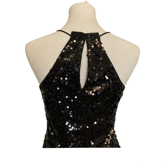 Express Black Sequin Dress Size XS - Picture 4 of 9
